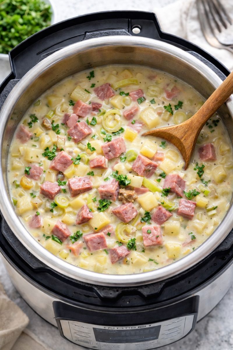 Brett’s Ham and Potato Leek Soup